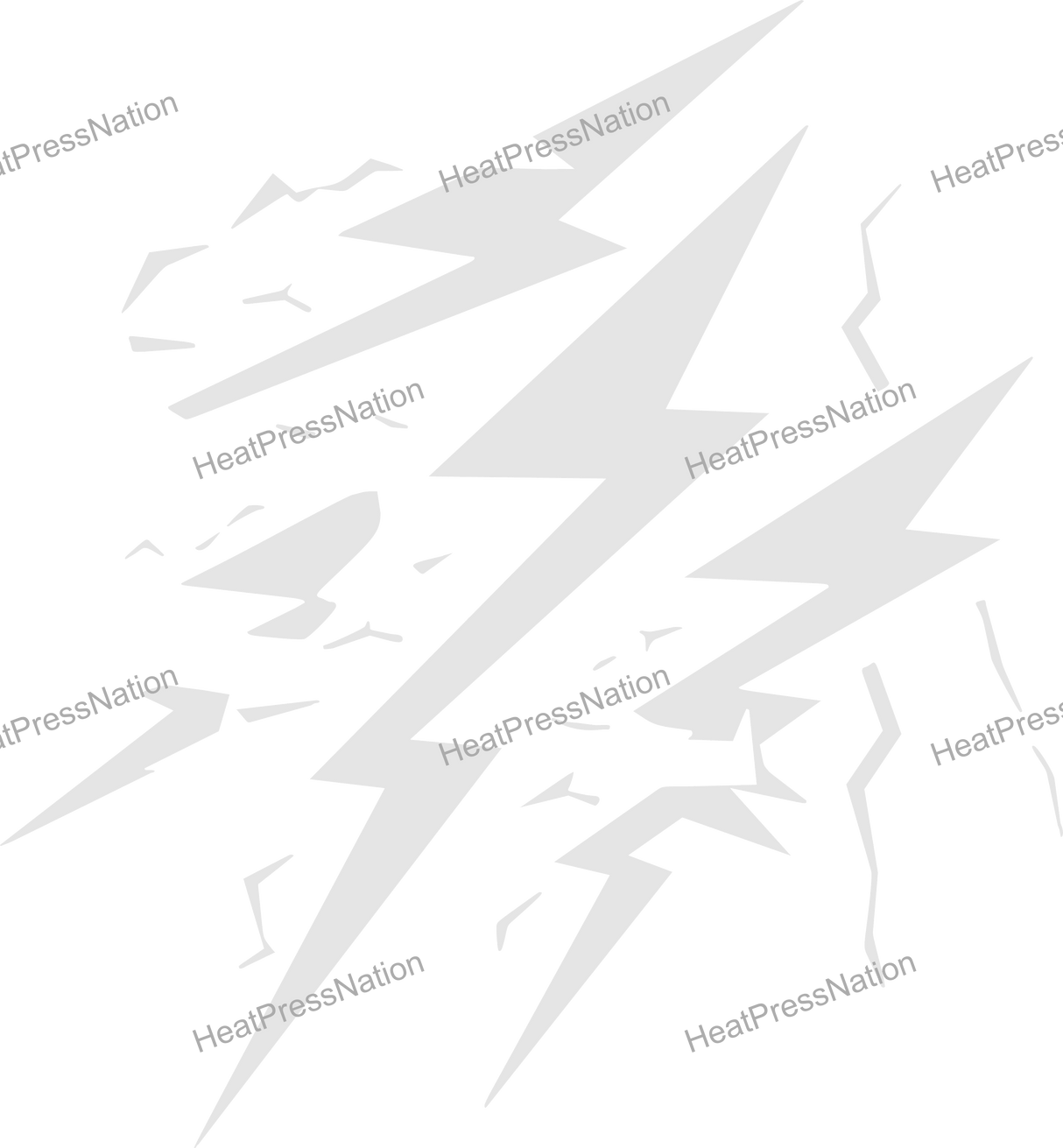 Lightning Bolts Vector Design - HeatPressNation