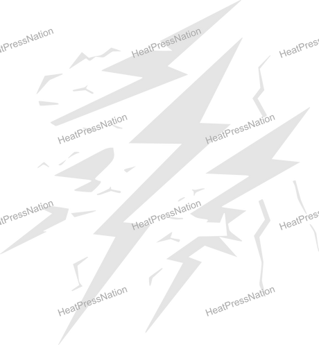 Lightning Bolts Vector Design - HeatPressNation
