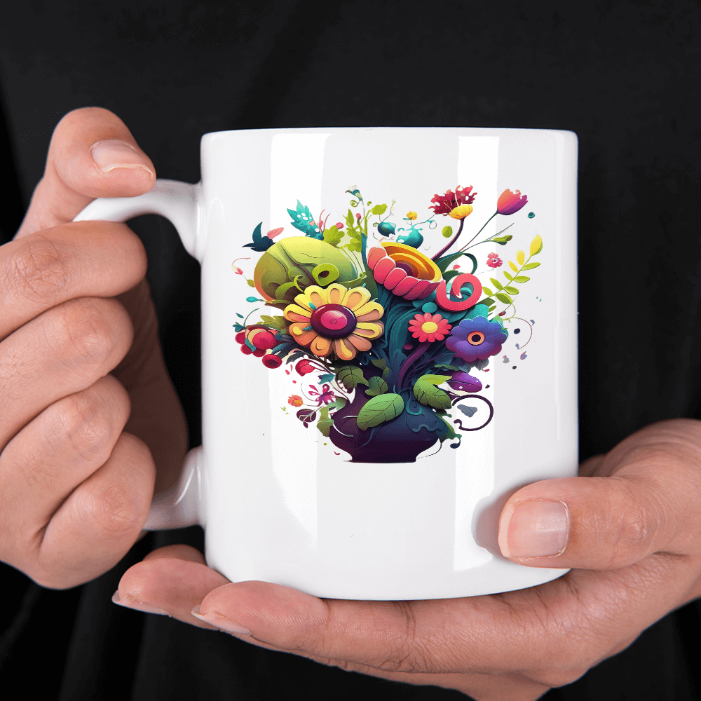 Artsy Flower Design - HeatPressNation