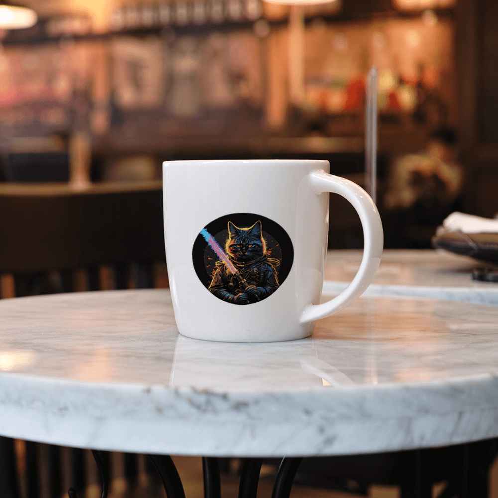 Front Cat Fighter Design - HeatPressNation