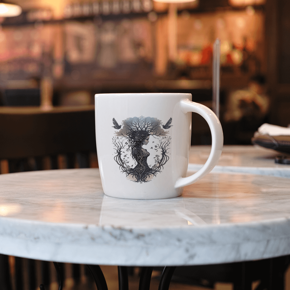 Goth Tree Girl Design - HeatPressNation