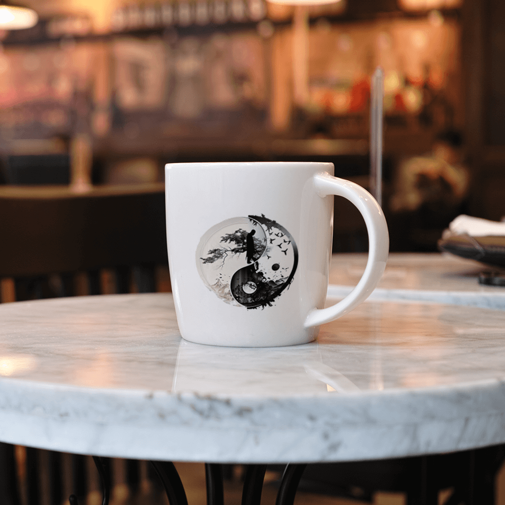 Monk Ying Yang Design - HeatPressNation