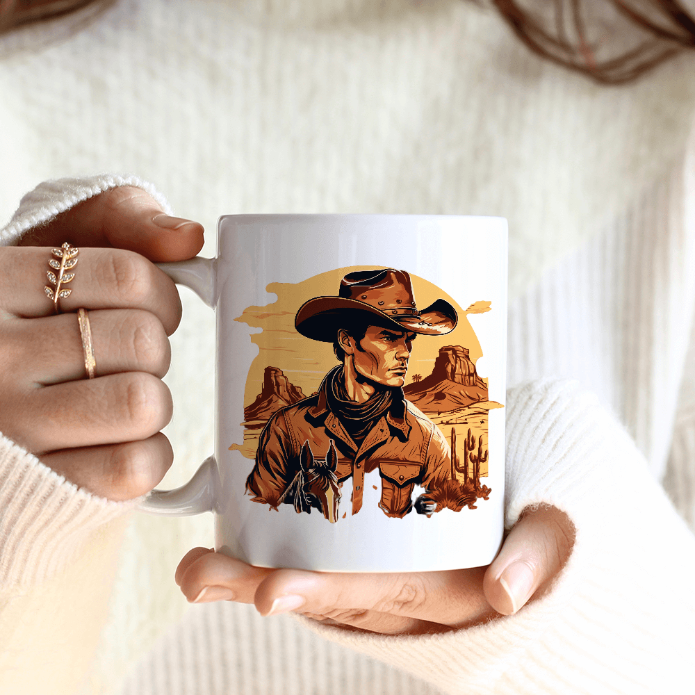 Splatter Cowboy Design - HeatPressNation