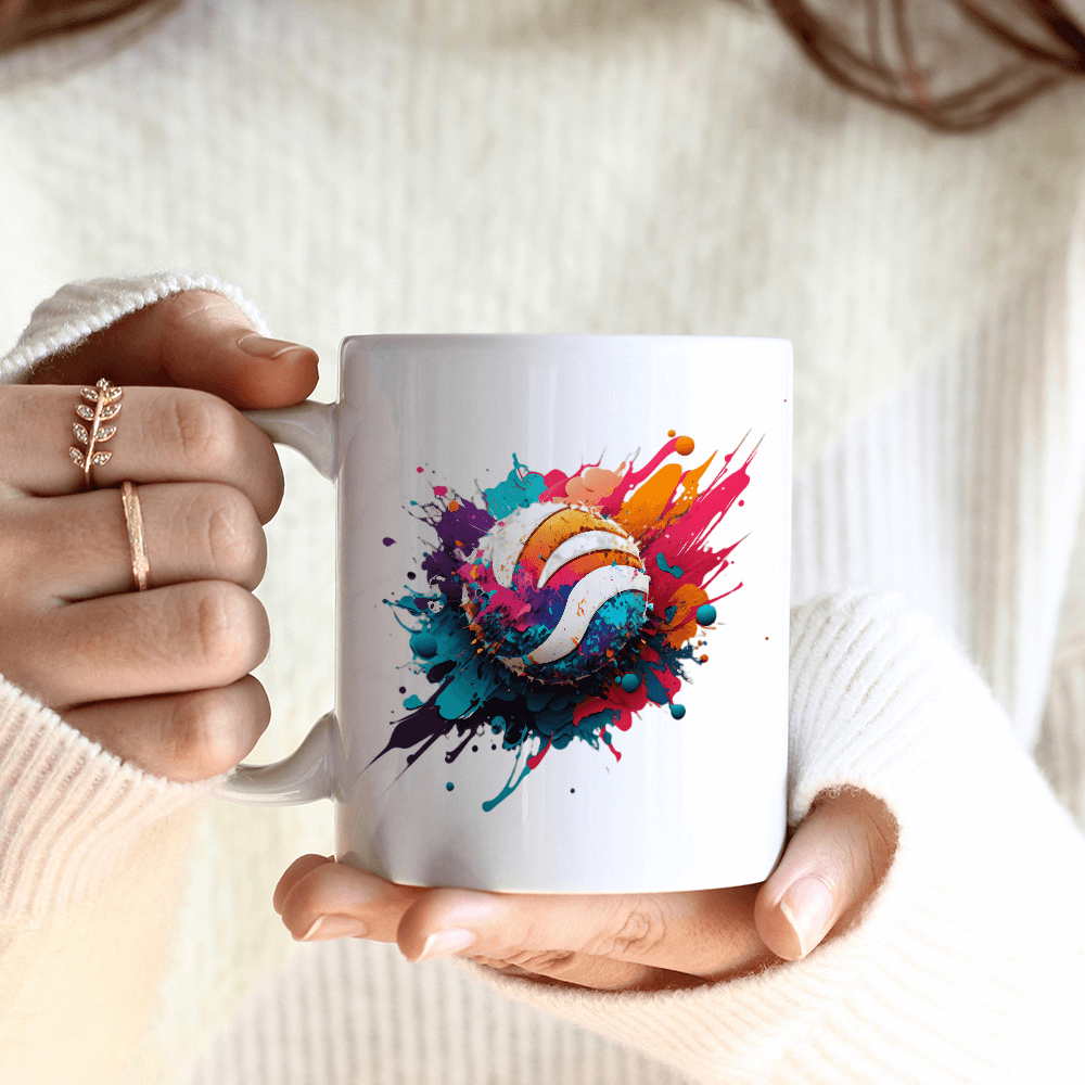 Splatter Volleyball Design - HeatPressNation