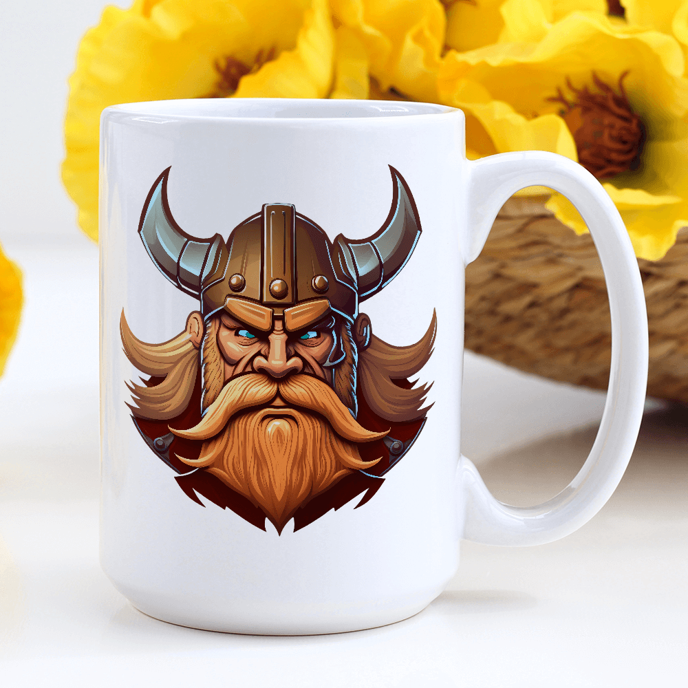 Detailed Warrior Viking Design - HeatPressNation