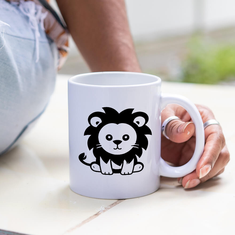 Cute Lion Vector - HeatPressNation