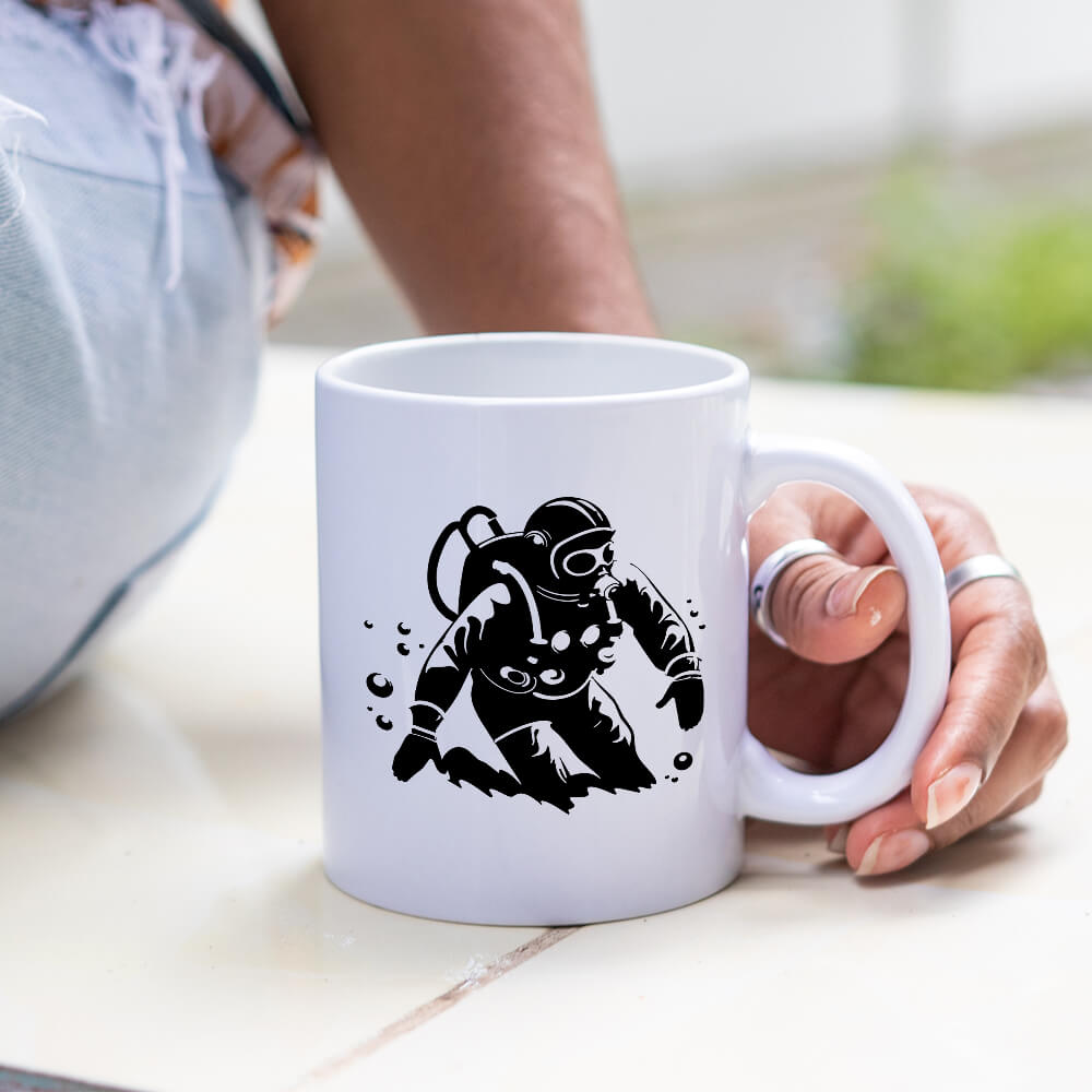 Scuba Diver Vector Design - HeatPressNation