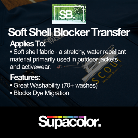 Supacolor Soft Shell Blocker Heat Transfer - HeatPressNation
