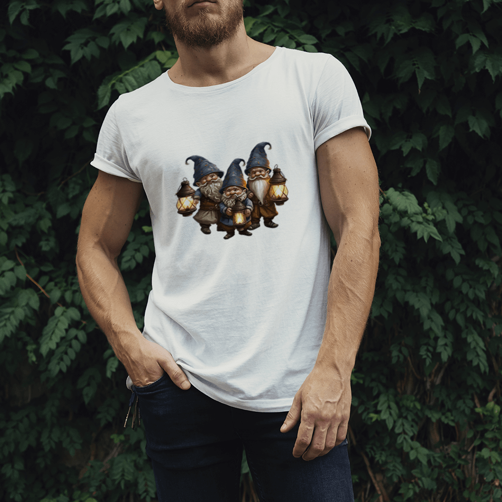 Gnome Triplets Design - HeatPressNation