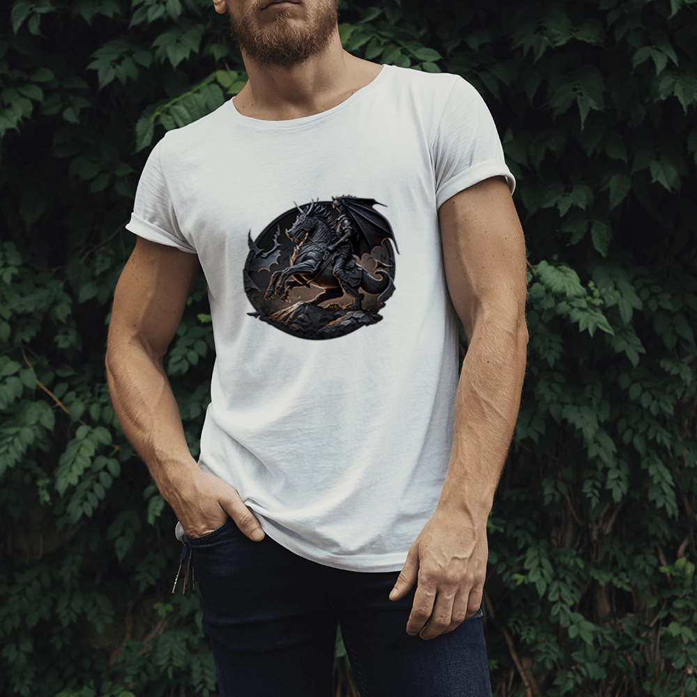 Metallic Dragon Design - HeatPressNation