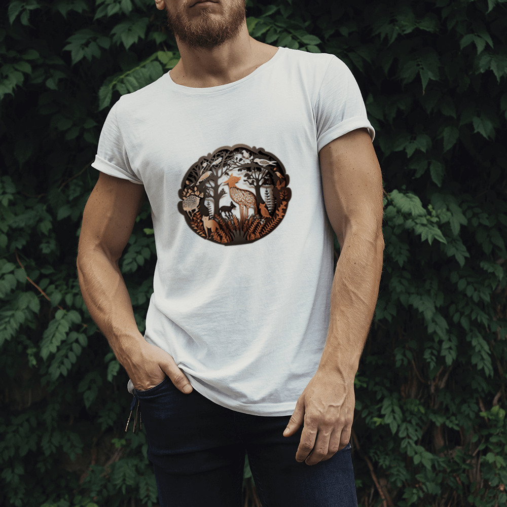 Forest Cutout Design - HeatPressNation