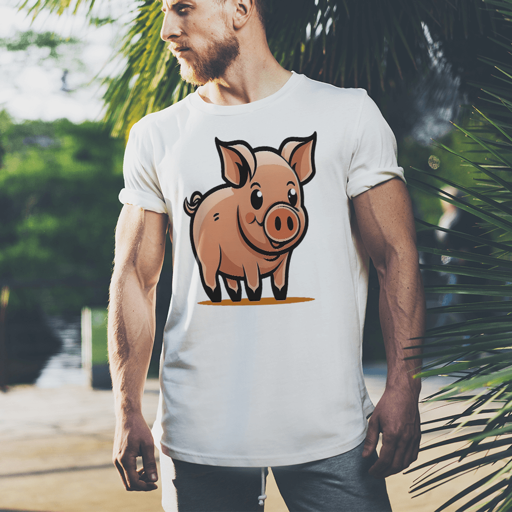 Cartoon Pig Design - HeatPressNation