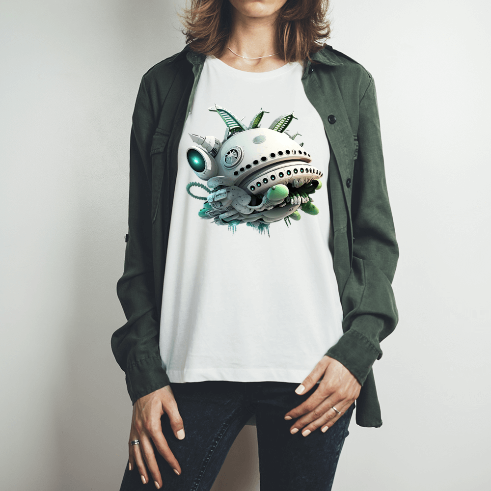 Futuristic Spaceship Design - HeatPressNation