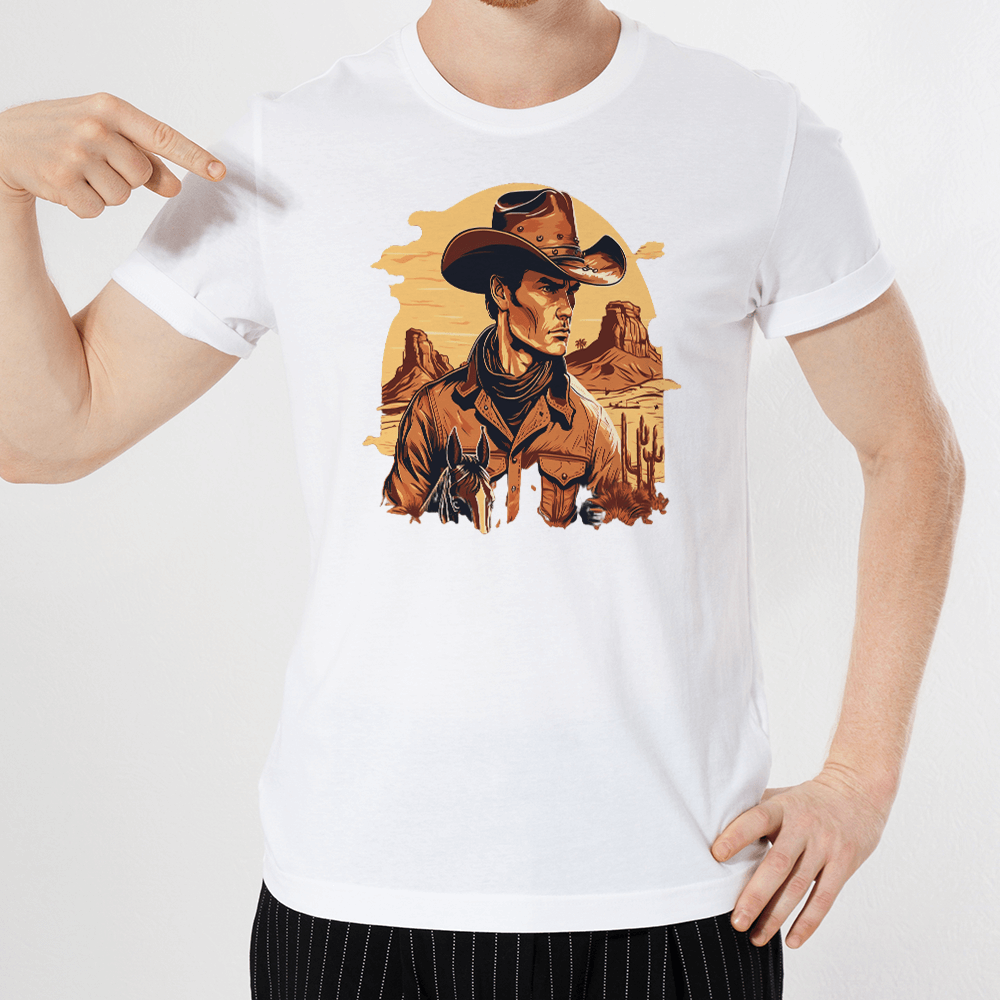 Splatter Cowboy Design - HeatPressNation