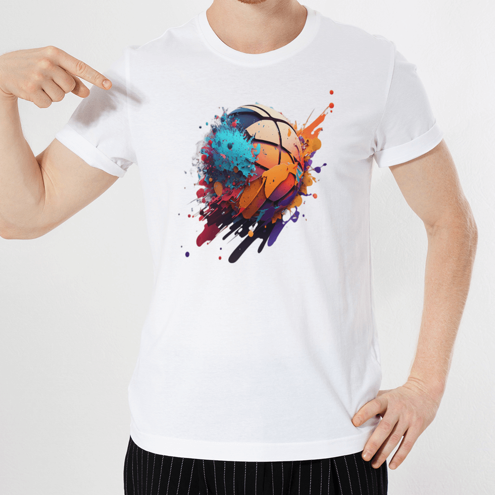 Splatter Basketball Design - HeatPressNation