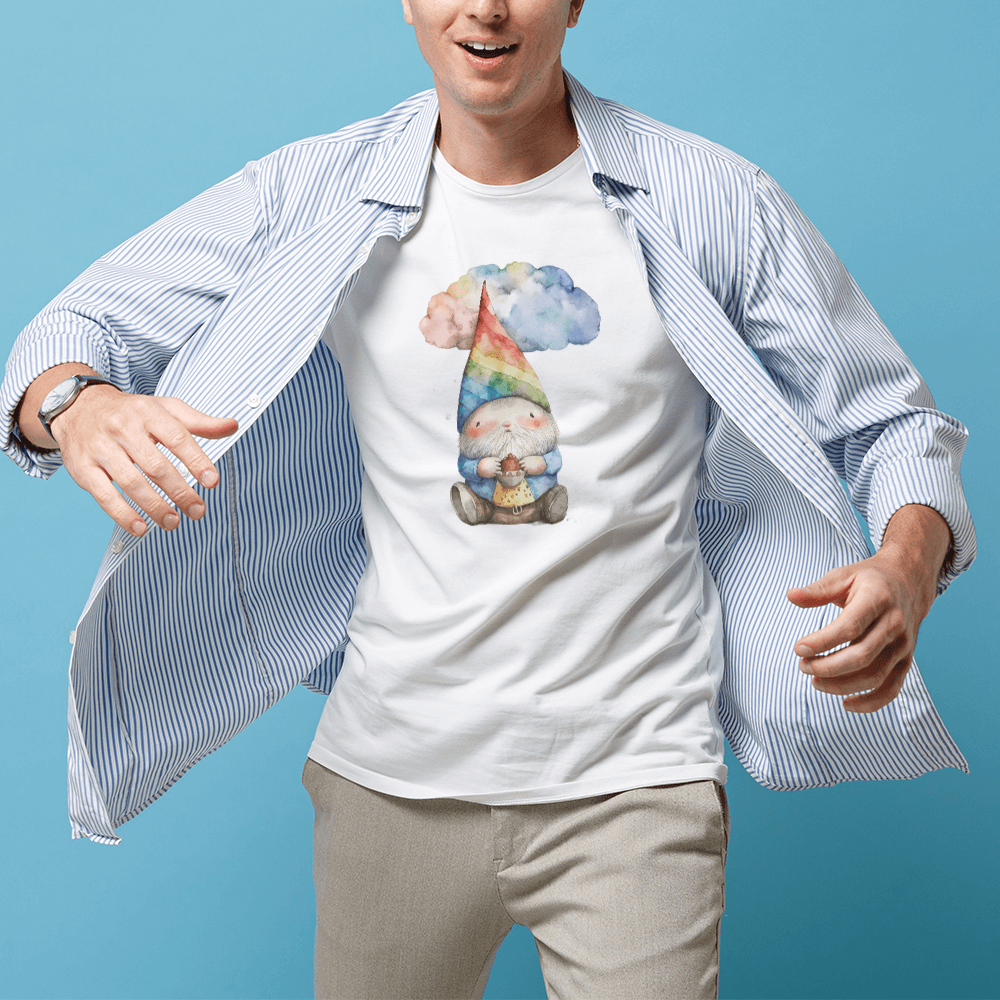 Gnome Rainbow Design - HeatPressNation