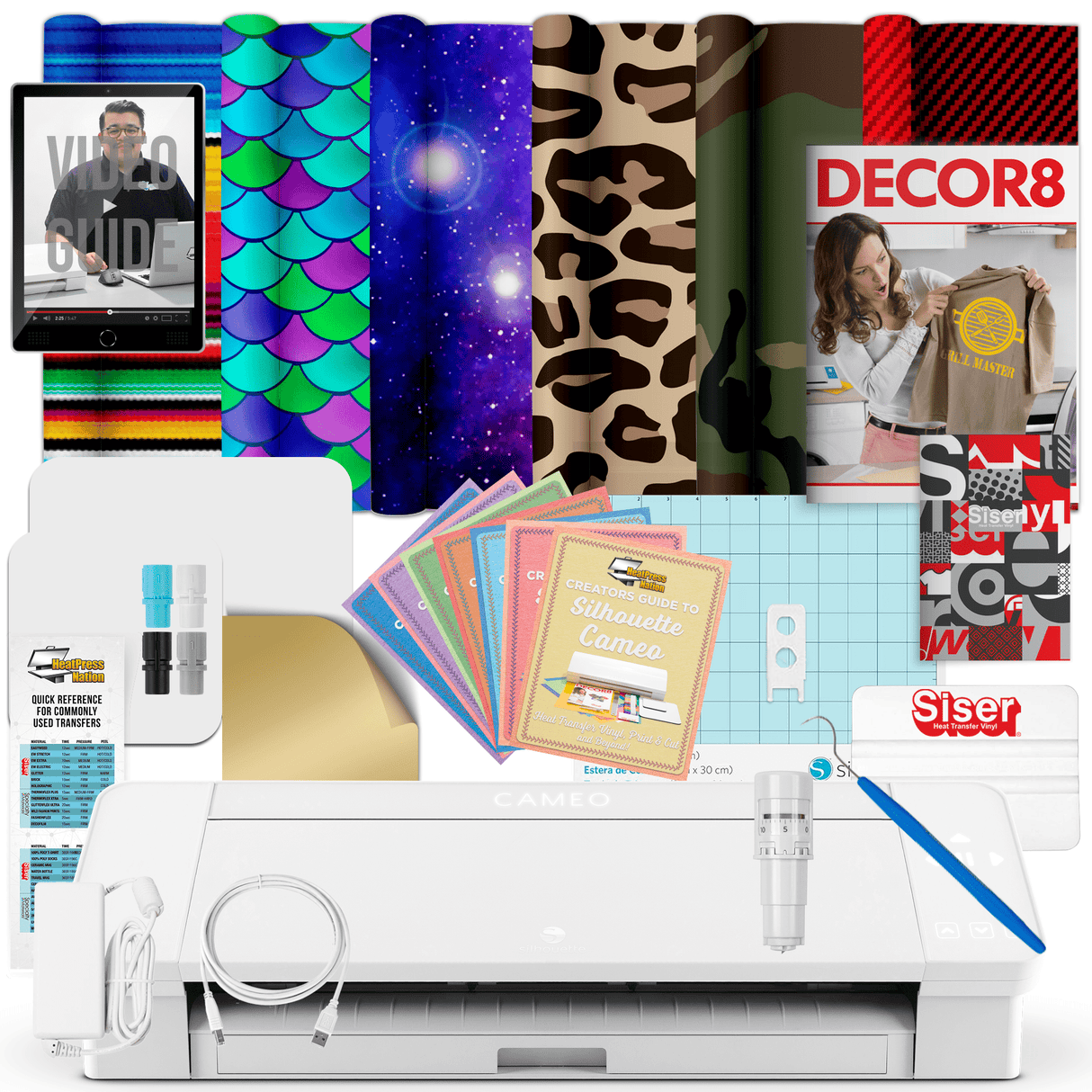 Silhouette Cameo 4 Siser EasyPatterns HTV Bundle - HeatPressNation