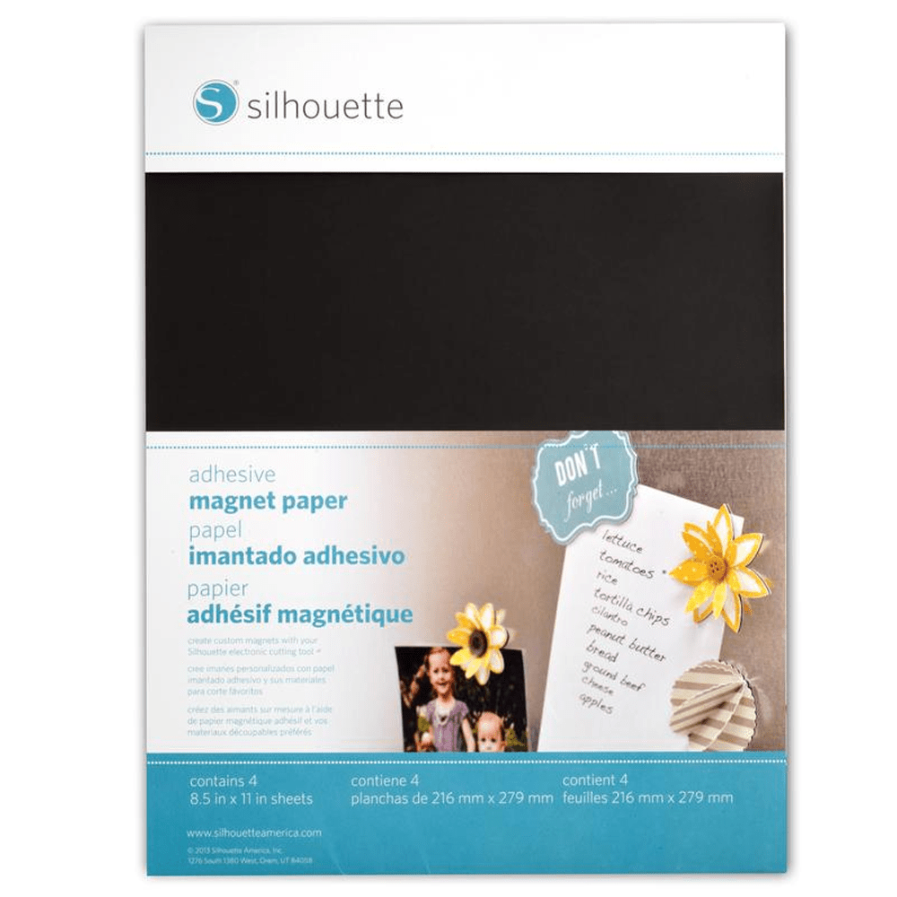 Silhouette Magnet Paper - Adhesive - HeatPressNation