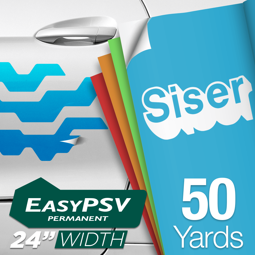 Siser EasyPSV Permanent Adhesive Sticker Vinyl - 24" x 50 Yards - HeatPressNation