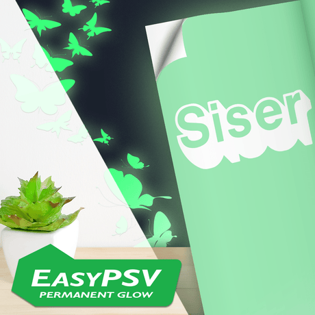 Siser EasyPSV Glow Permanent Adhesive Sticker Vinyl - 13.5" Width - HeatPressNation