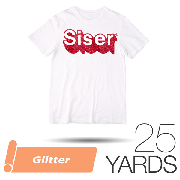 Siser GLITTER Heat Transfer Vinyl - 20" x 25 Yards
