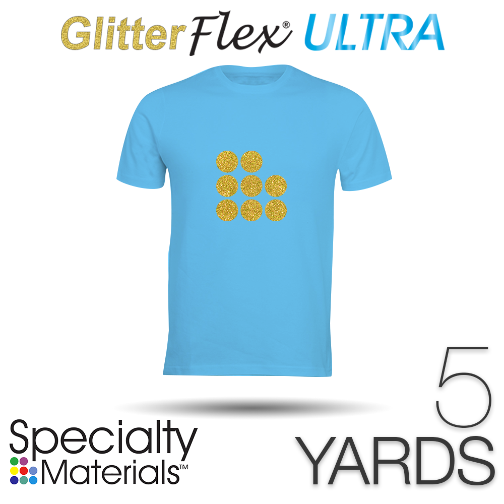 GlitterFlex Ultra Light Royal Blue Glitter HTV