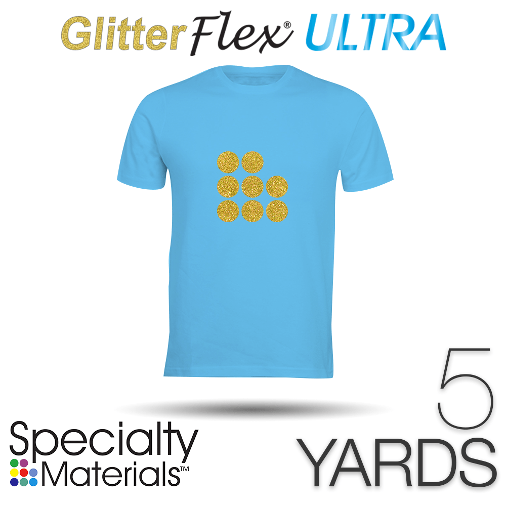 Specialty Materials GLITTERFLEX ULTRA Heat Transfer Vinyl - 19.5" x 5 yds - HeatPressNation