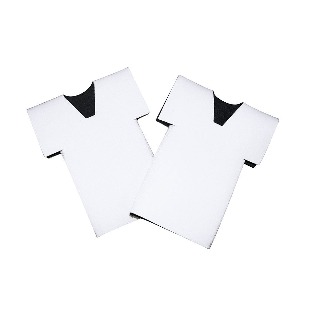 HPN SubliCraft Sublimation Shirt/Jersey Bottle Cooler Sleeve for 12 oz. Long Neck Bottles - 10 Pack - HeatPressNation