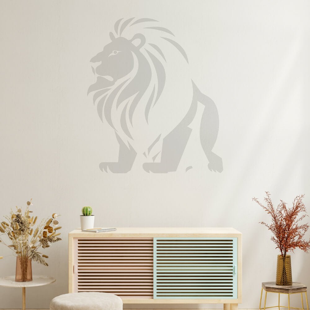 Light Lion Standing Vector Design - HeatPressNation