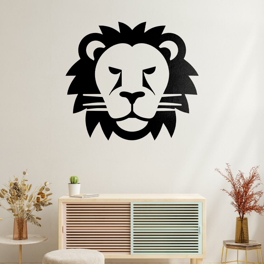 Blocky Lion Vector Design - HeatPressNation