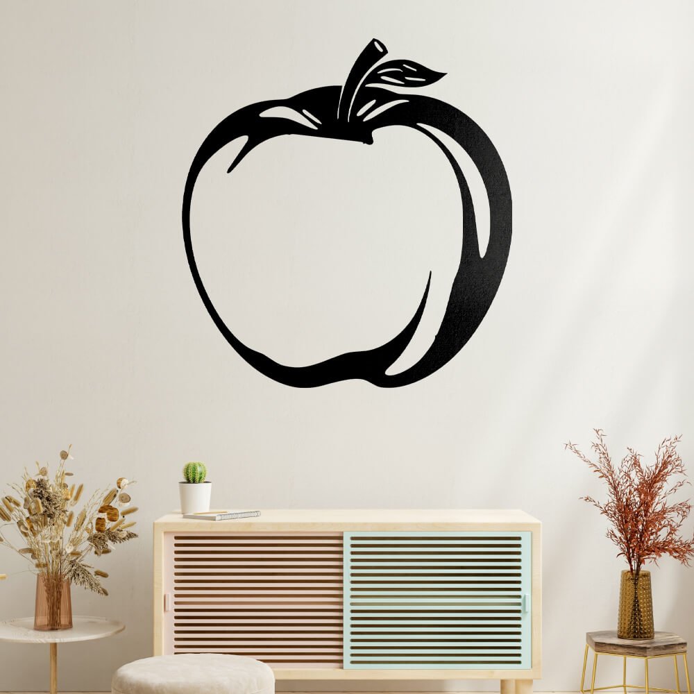 Apple Outline Vector Design - HeatPressNation