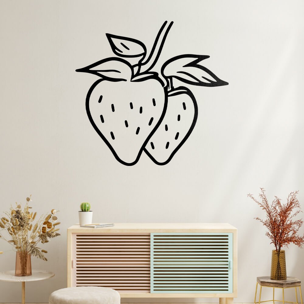 Strawberry Fruit Vector Design - HeatPressNation