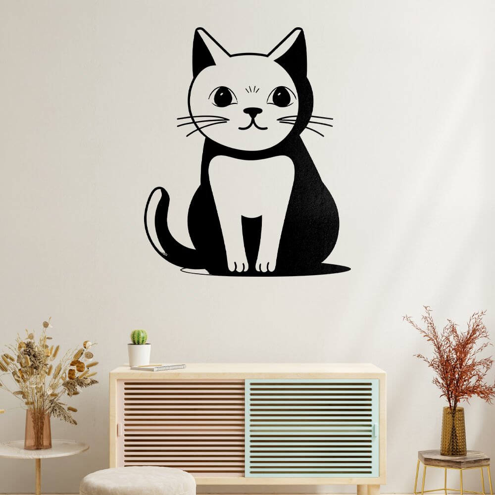 Cat shadow Vector Design - HeatPressNation