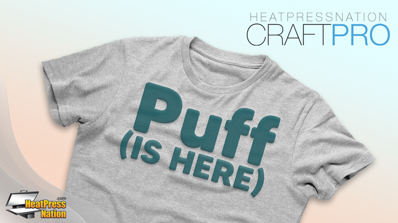 Introducing HPN's CraftPro Puff Heat Transfer Vinyl