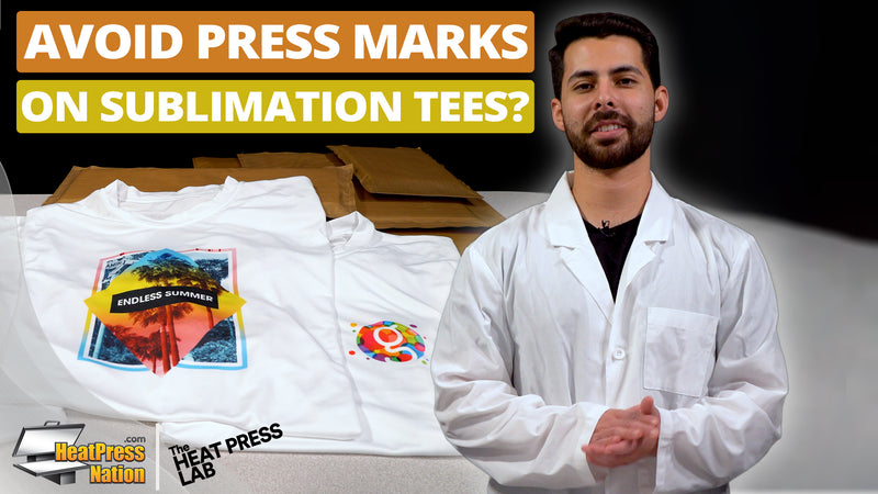 Can You Avoid Press Marks On Polyester Tees?