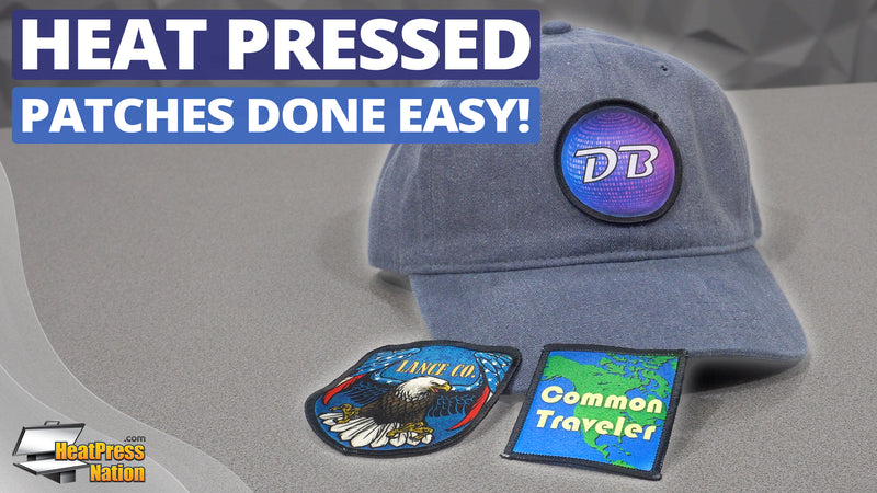 Heat Pressed Patches Done Easy With Sublimation