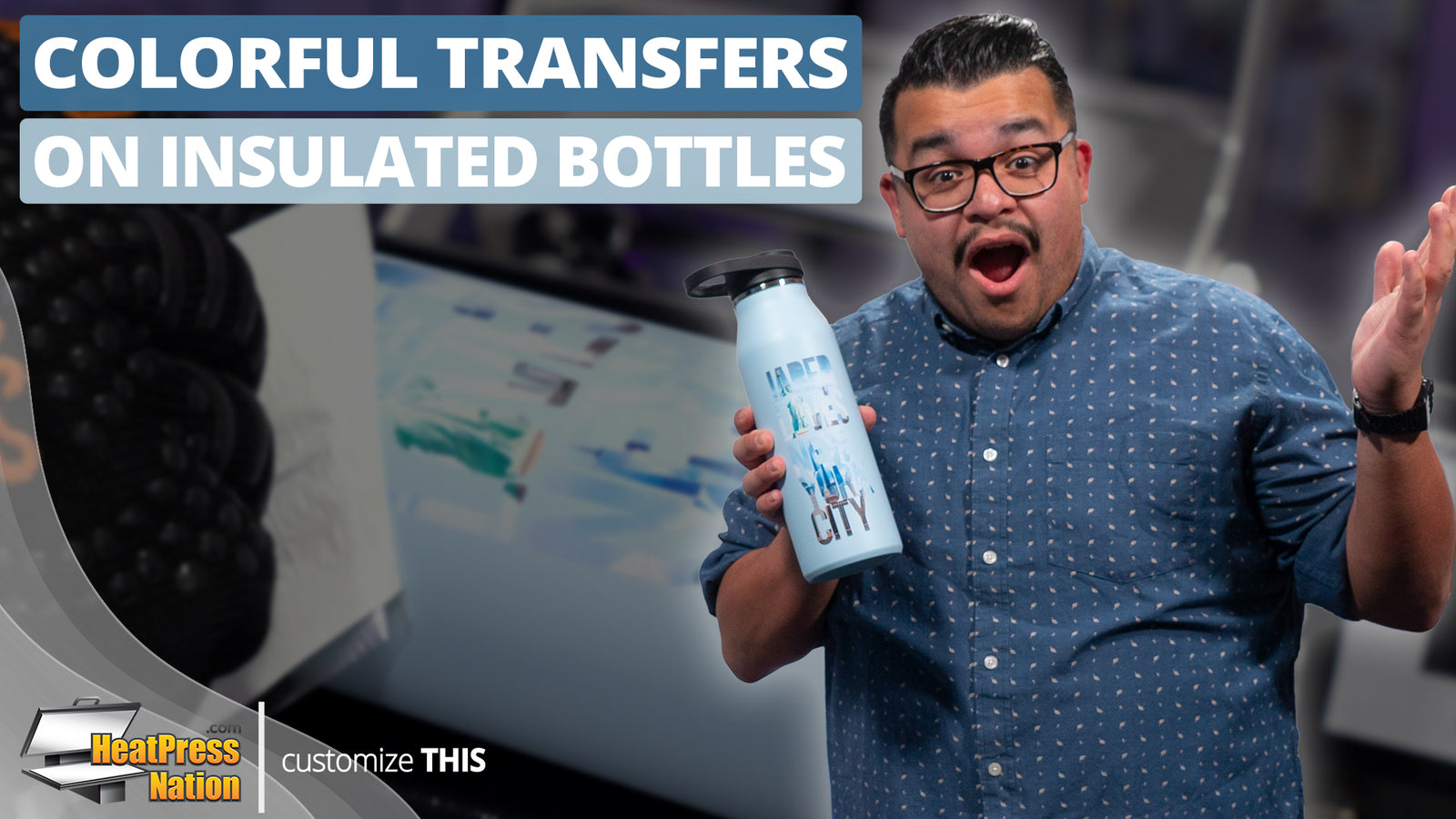 How To Decorate Insulated Bottles With FOREVER Multi-Trans - HeatPressNation