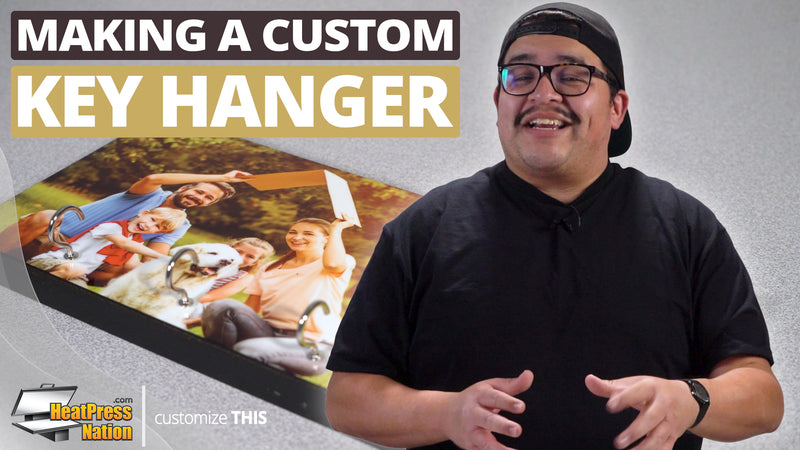 How To Personalize A Key Hanger With Sublimation