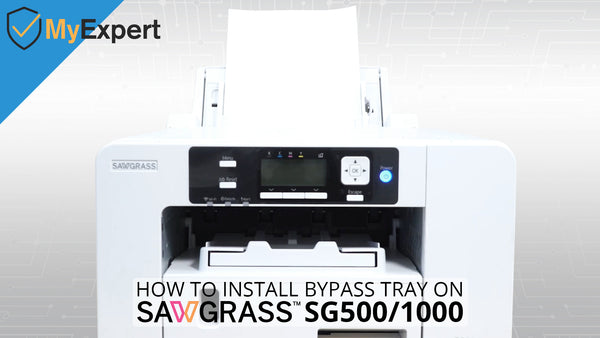 How to Install Bypass Tray on Sawgrass SG500 and SG1000 - MyExpert Blog