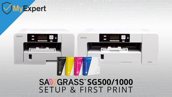 Sawgrass SG500 and SG1000 Setup and First Print - MyExpert Blog