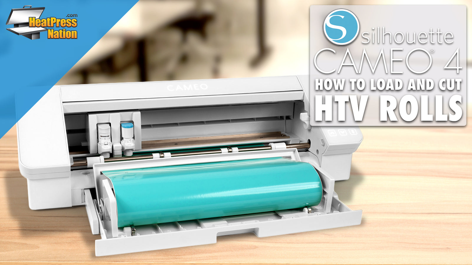 How to Load & Cut Rolls of Media on the Silhouette Cameo 4