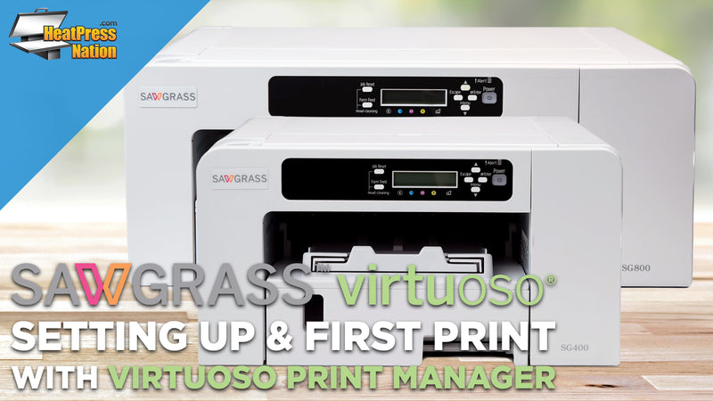 Setup and First Print with Sawgrass Virtuoso Sublimation Printers