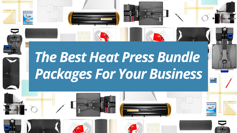 Get started with our exclusive Heat Press & Transfer Bundles