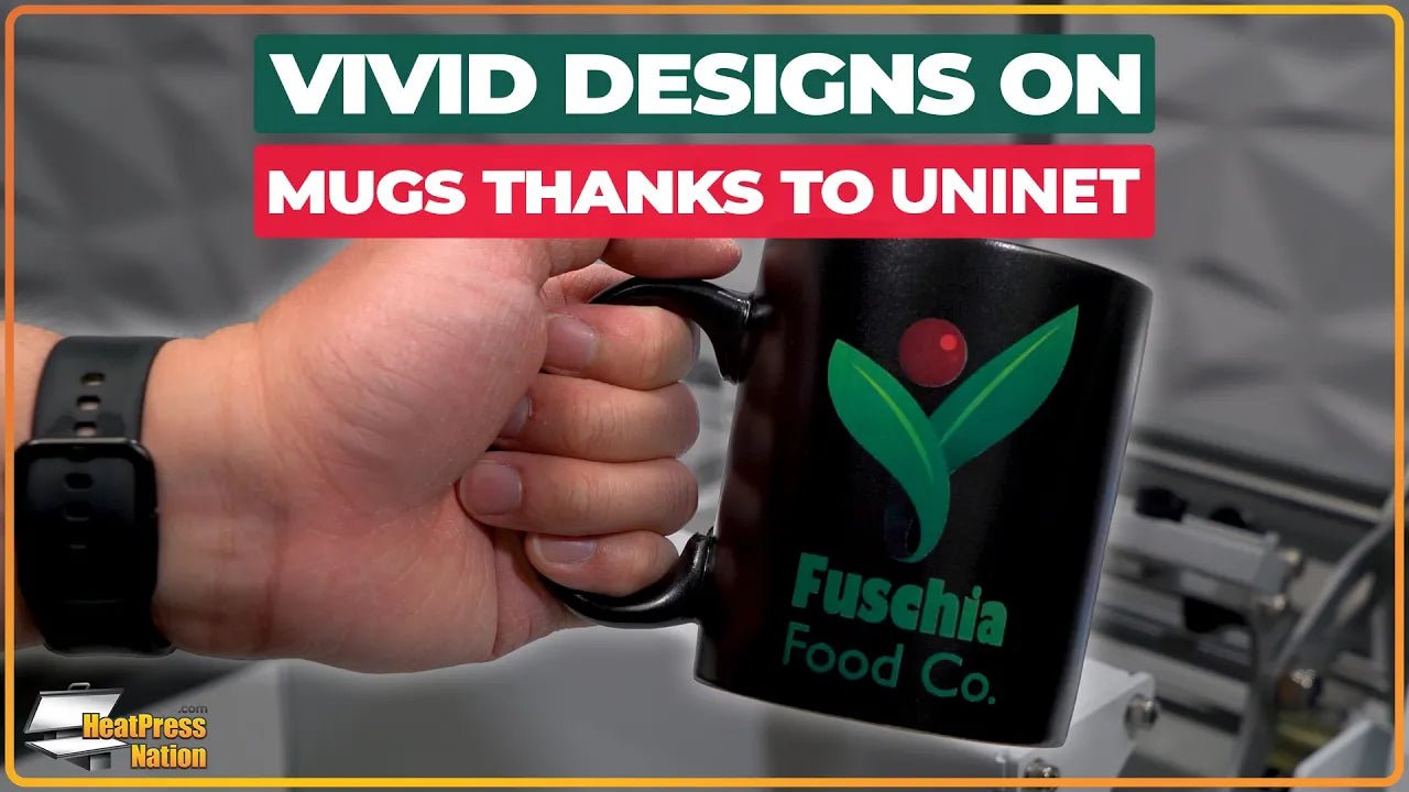 Colorful Designs On Dark Mugs With The UNINET IColor 560 - HeatPressNation