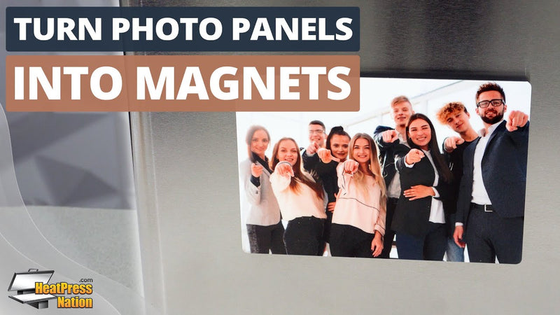 Turn Sublimation Photo Panels Into Magnets