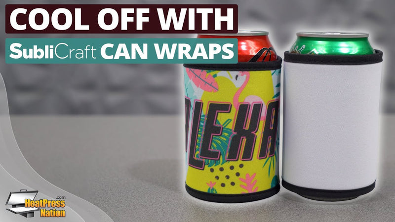Cool Off With SubliCraft Velcro Can Cooler Wraps