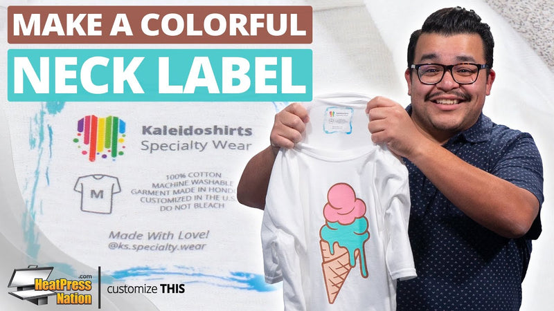 How To Make Colorful Neck Labels With TheMagicTouch TTC 3.1