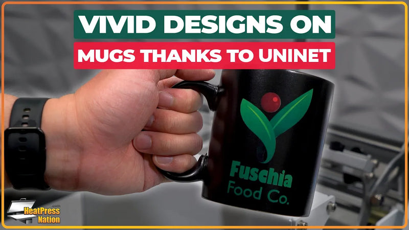 Colorful Designs On Dark Mugs With The UNINET IColor 560