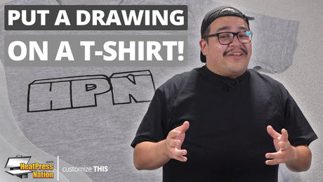 How To Turn A Drawing Into A T-Shirt Transfer - HeatPressNation