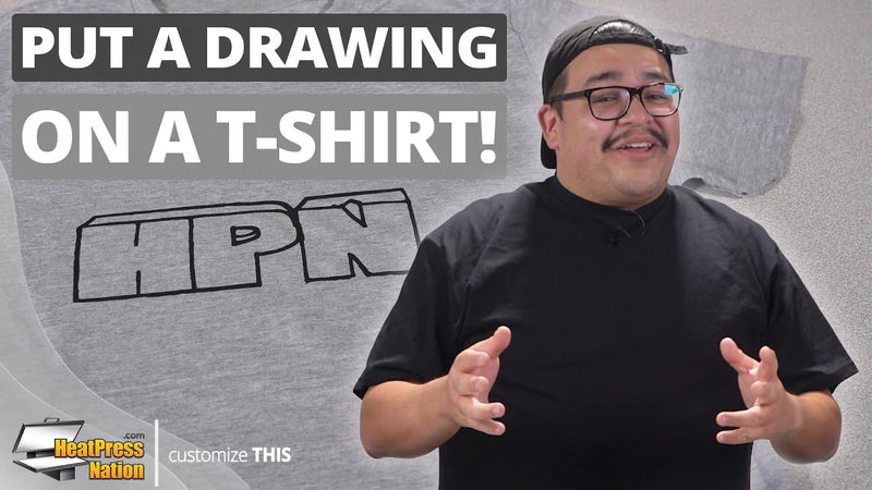 How To Turn A Drawing Into A T-Shirt Transfer